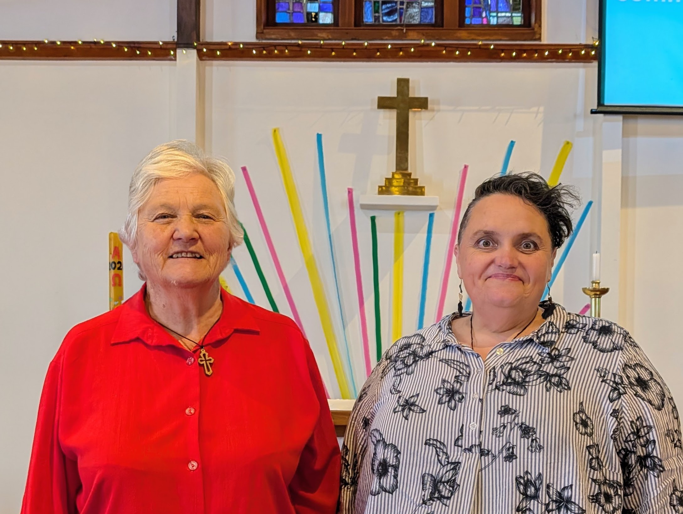 Shirley McLennan and Nickie George